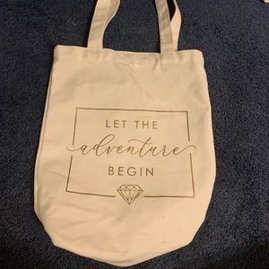 Let the adventure begin bag